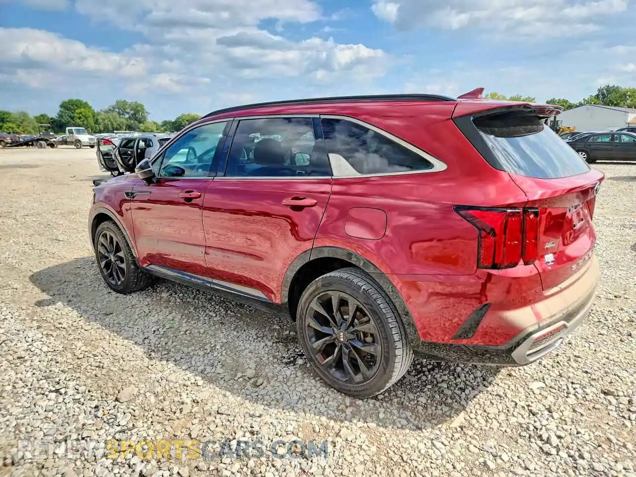 2 Photograph of a damaged car 5XYRKDLFXMG056486 KIA SORENTO 2021