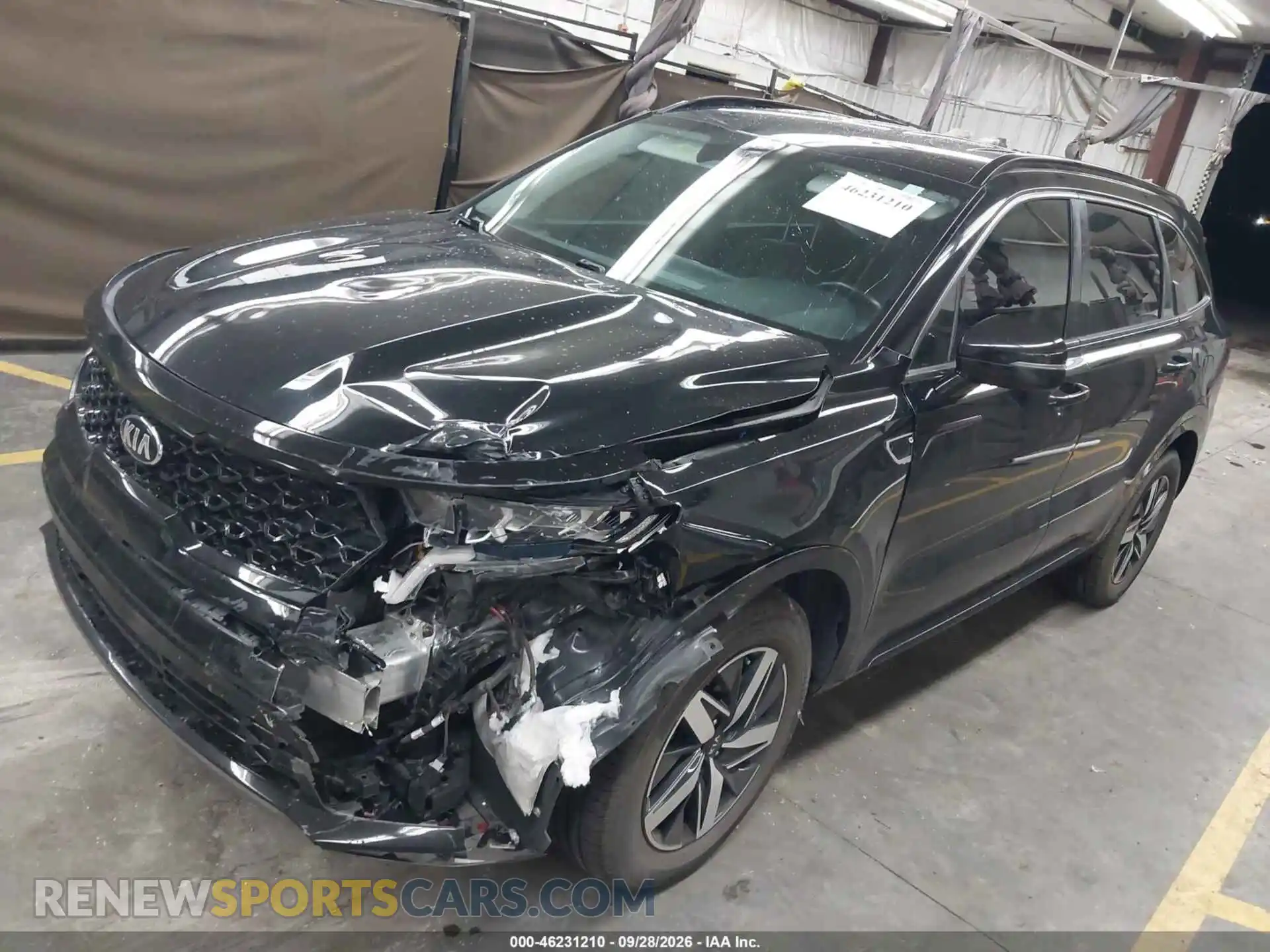 2 Photograph of a damaged car 5XYRL4LC0MG009003 KIA SORENTO 2021