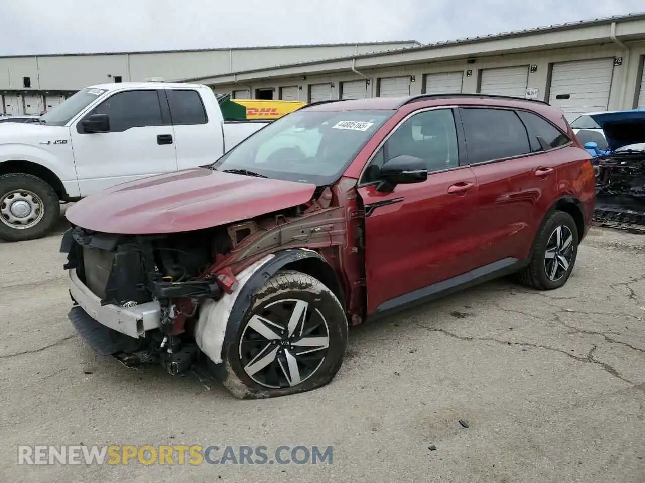 1 Photograph of a damaged car 5XYRL4LC0MG009759 KIA SORENTO 2021