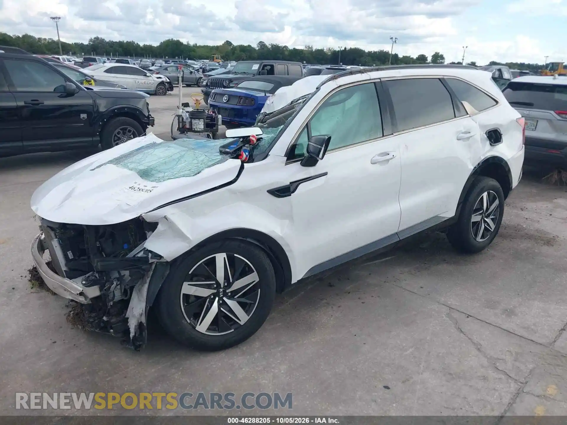2 Photograph of a damaged car 5XYRL4LC0MG022169 KIA SORENTO 2021