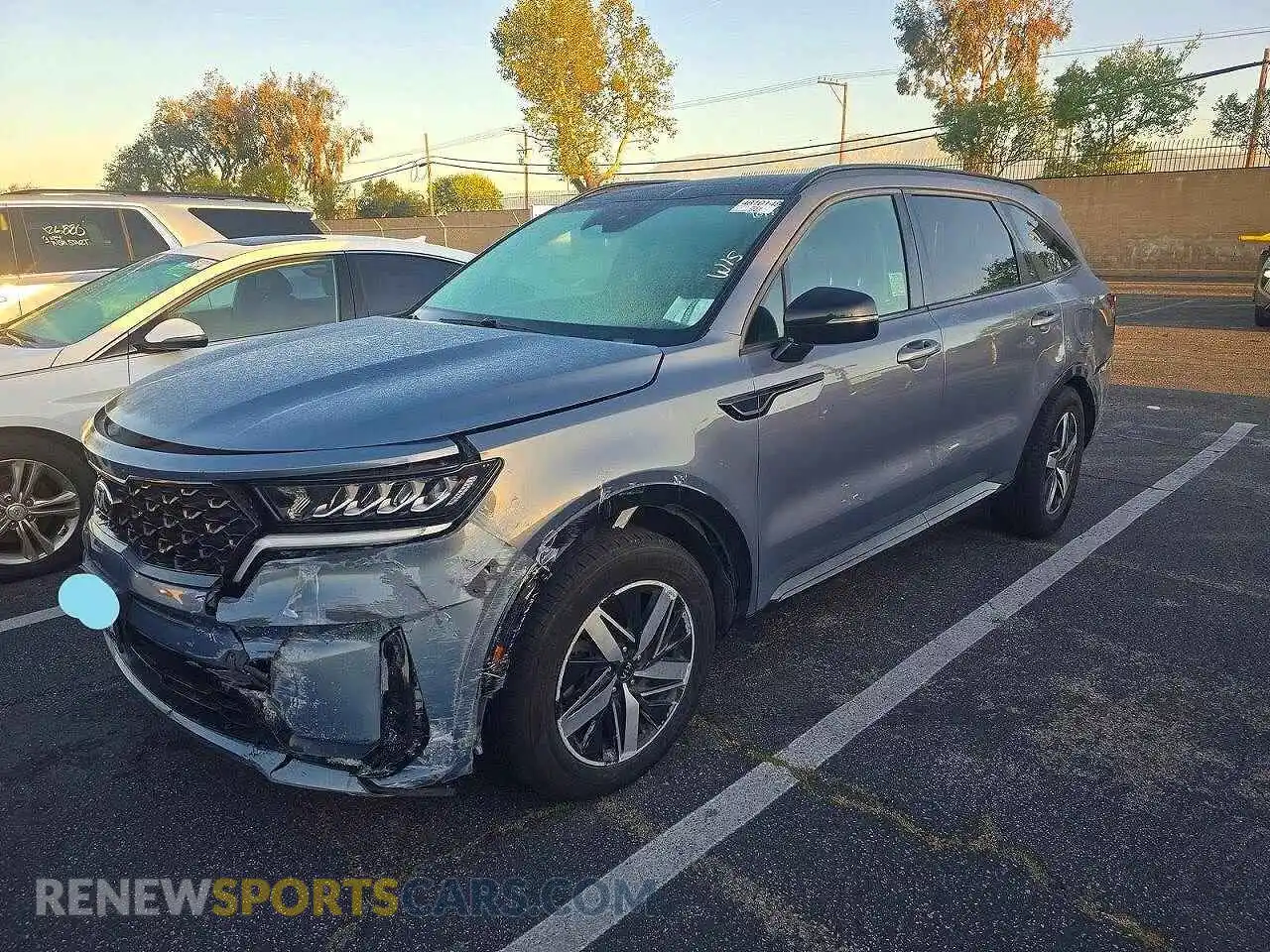 2 Photograph of a damaged car 5XYRL4LC0MG041482 KIA SORENTO 2021