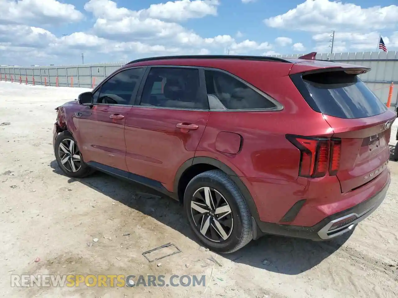 2 Photograph of a damaged car 5XYRL4LC0MG057388 KIA SORENTO 2021