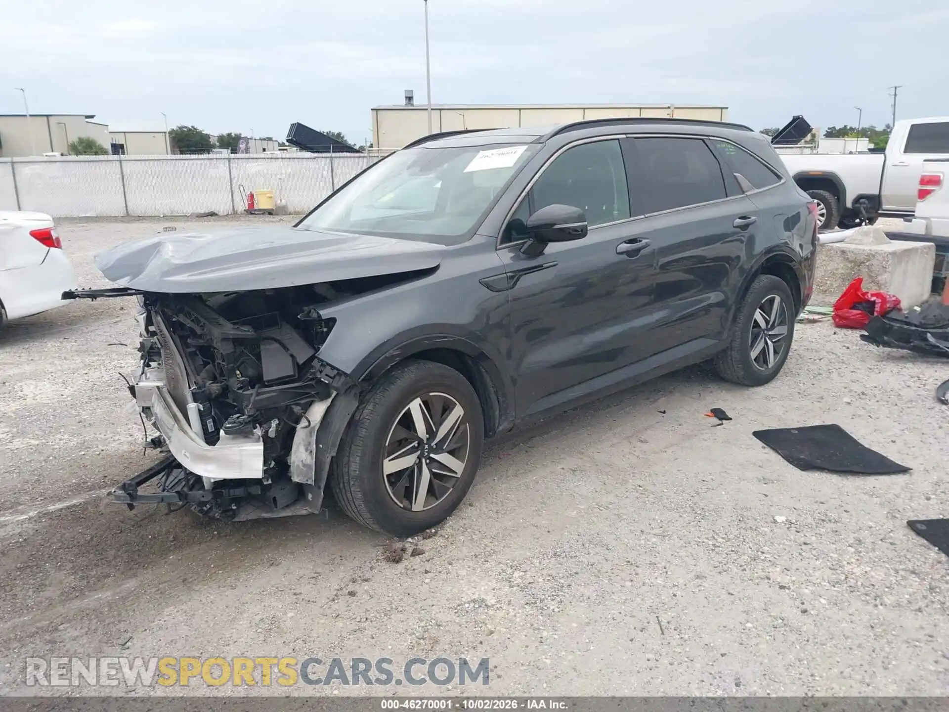 2 Photograph of a damaged car 5XYRL4LC1MG004179 KIA SORENTO 2021