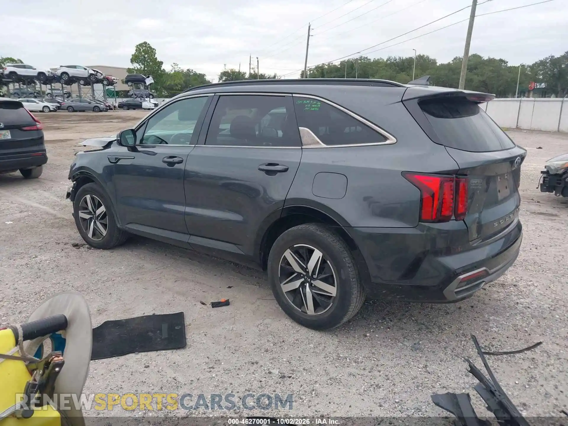 3 Photograph of a damaged car 5XYRL4LC1MG004179 KIA SORENTO 2021