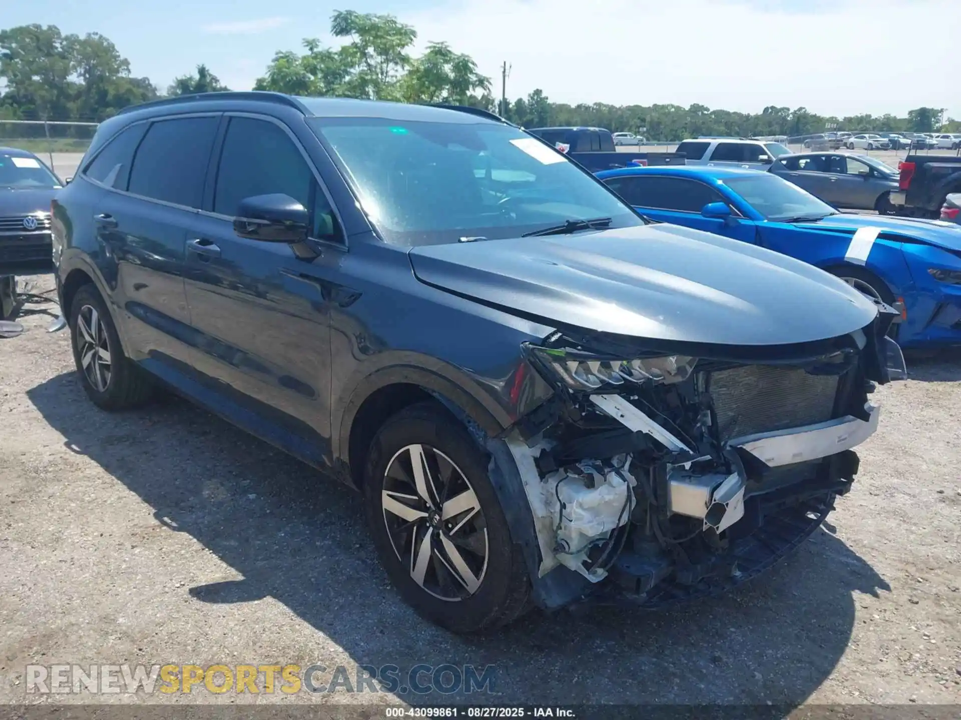 1 Photograph of a damaged car 5XYRL4LC1MG008295 KIA SORENTO 2021