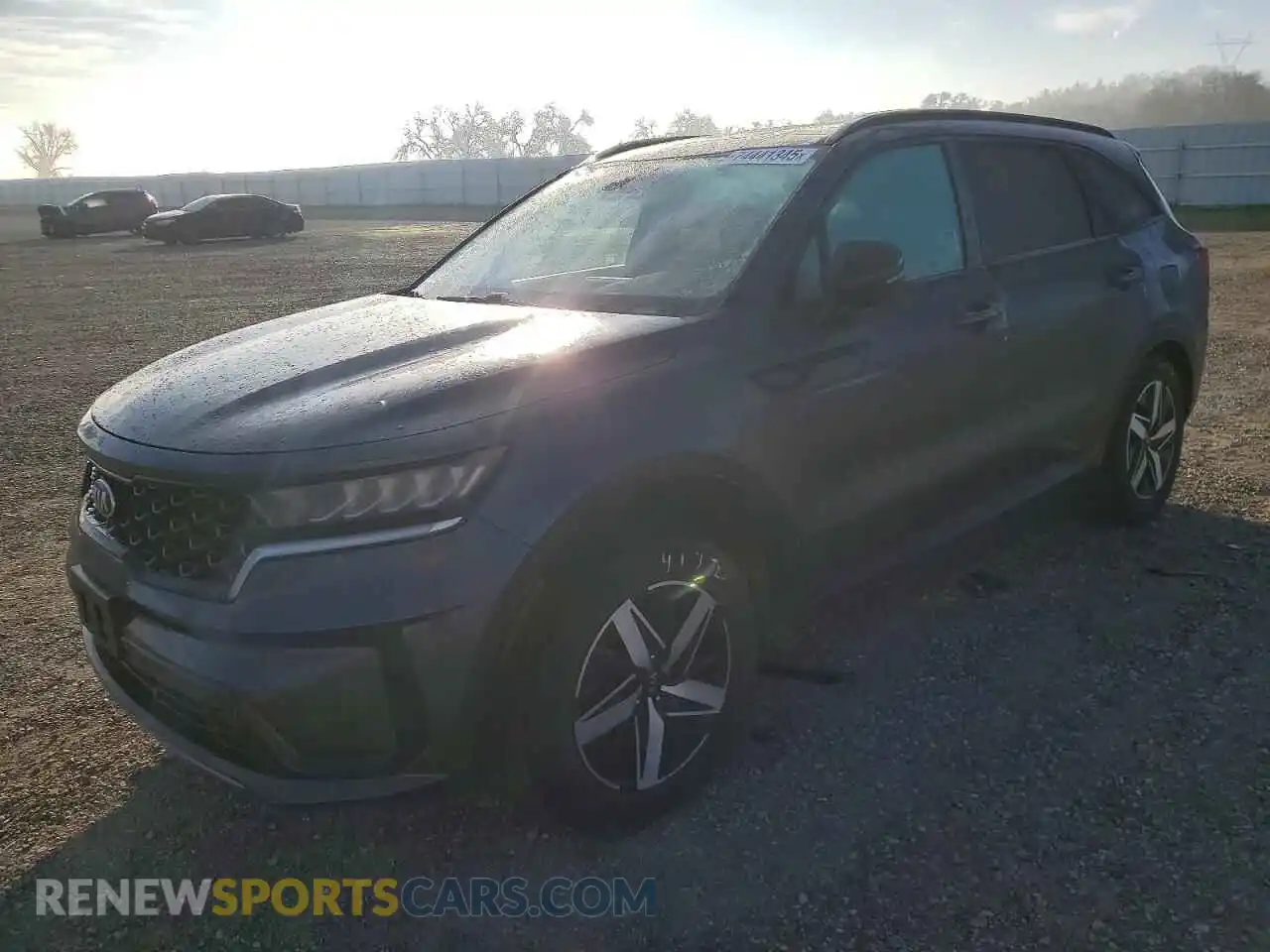 1 Photograph of a damaged car 5XYRL4LC1MG041653 KIA SORENTO 2021