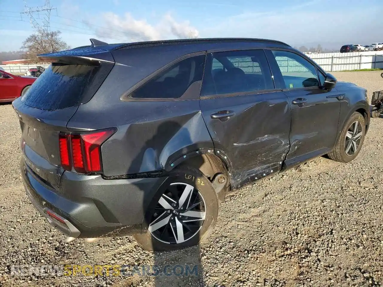 3 Photograph of a damaged car 5XYRL4LC1MG041653 KIA SORENTO 2021