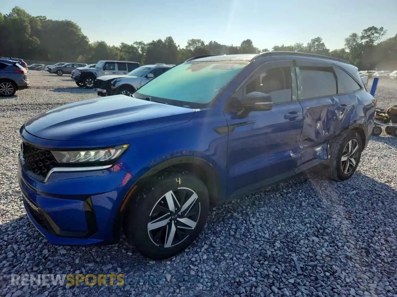 1 Photograph of a damaged car 5XYRL4LC1MG055794 KIA SORENTO 2021