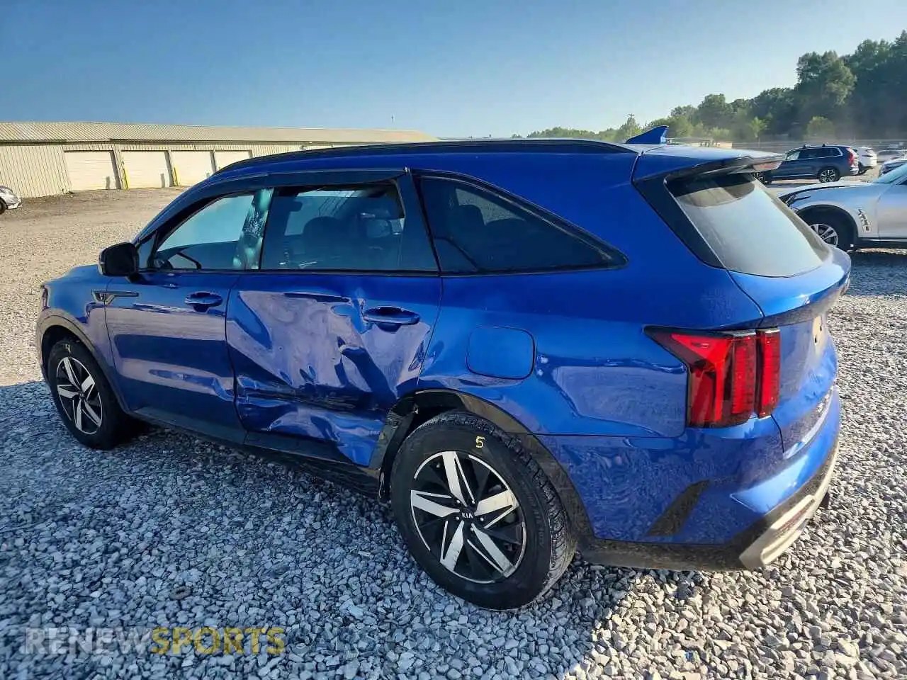 2 Photograph of a damaged car 5XYRL4LC1MG055794 KIA SORENTO 2021