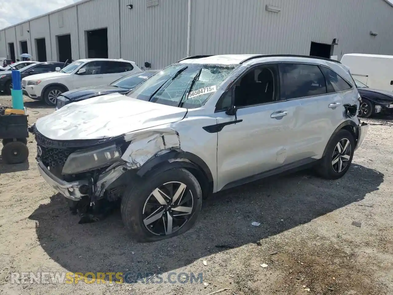 1 Photograph of a damaged car 5XYRL4LC1MG060557 KIA SORENTO 2021