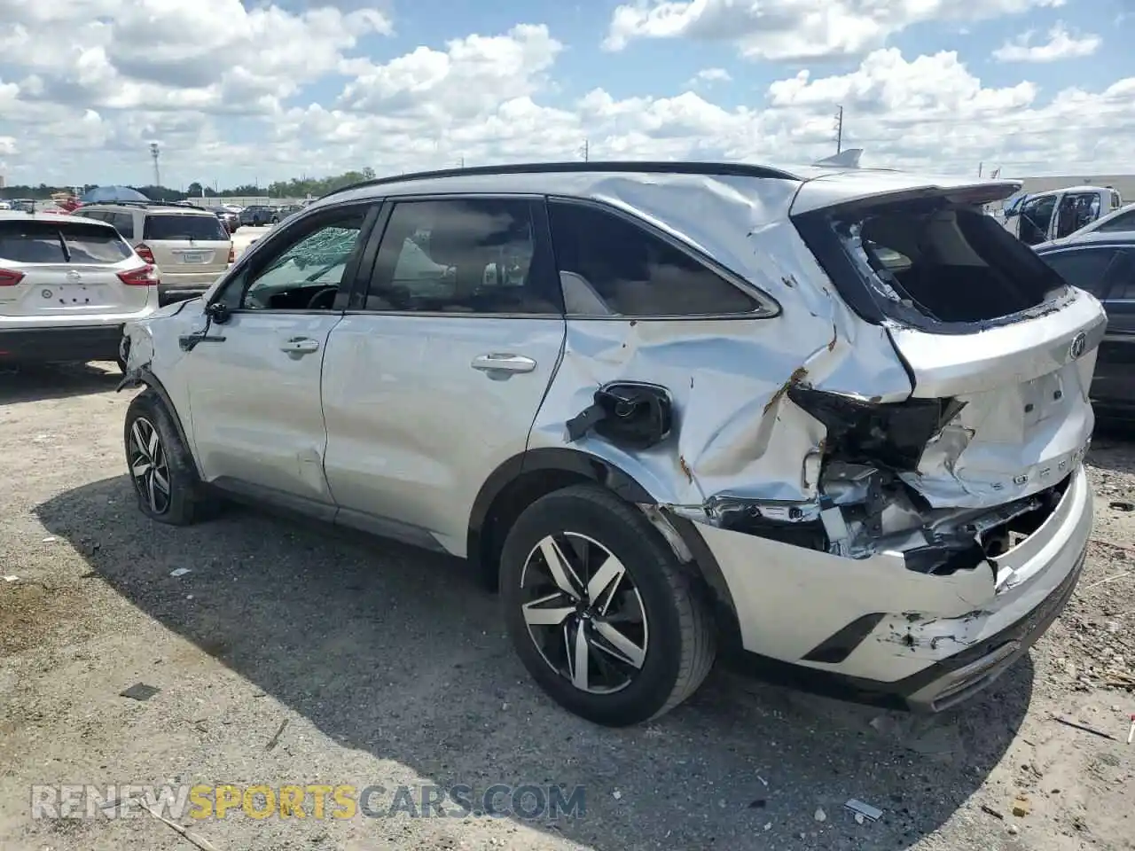 2 Photograph of a damaged car 5XYRL4LC1MG060557 KIA SORENTO 2021