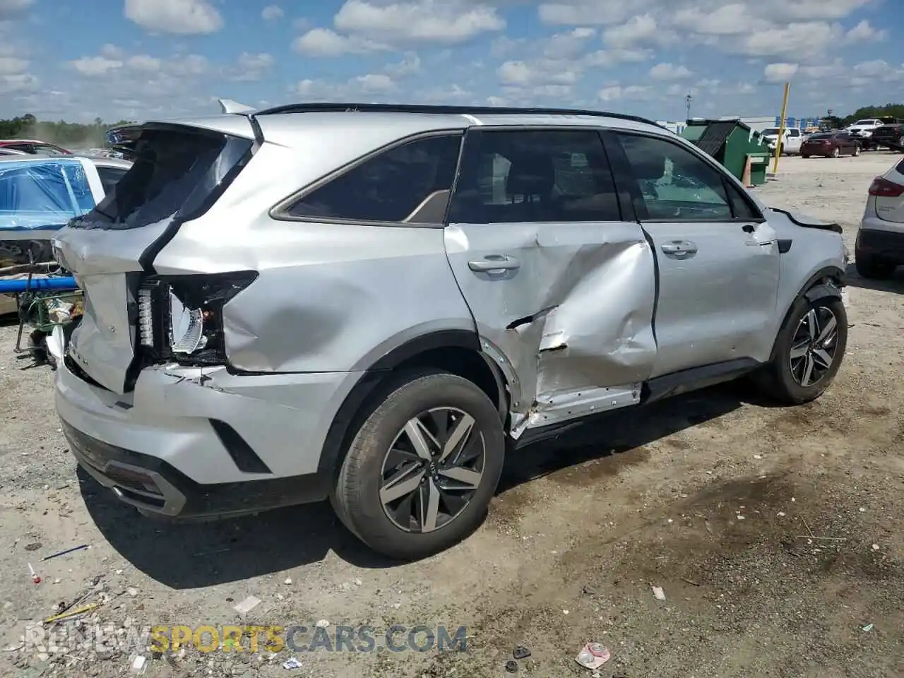 3 Photograph of a damaged car 5XYRL4LC1MG060557 KIA SORENTO 2021