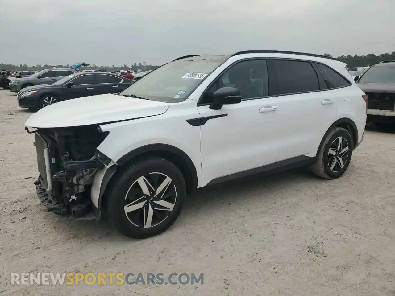 1 Photograph of a damaged car 5XYRL4LC2MG008385 KIA SORENTO 2021