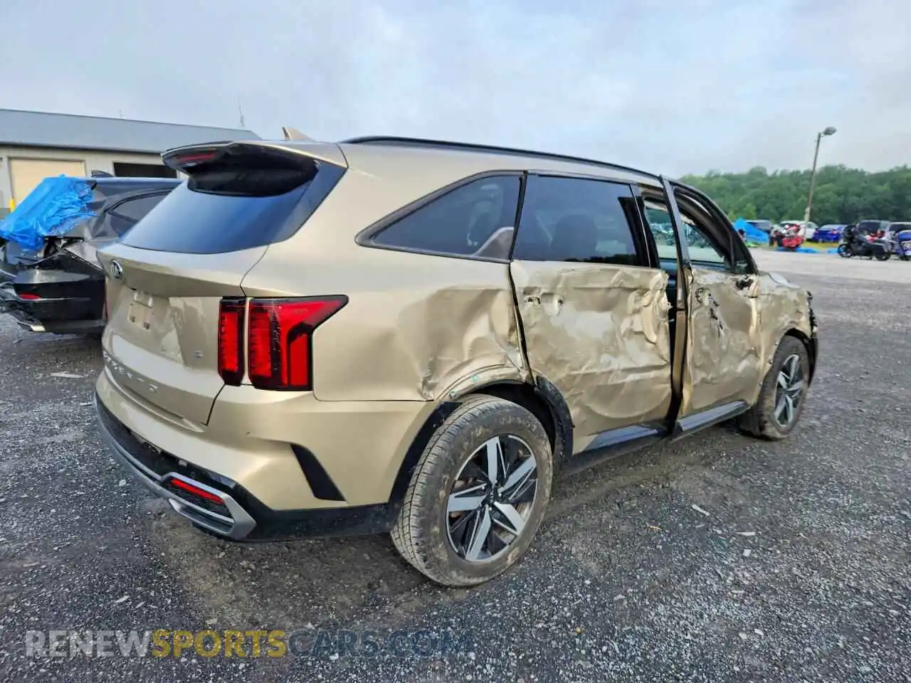 3 Фотография поврежденного автомобиля 5XYRL4LC2MG054184 KIA SORENTO 2021