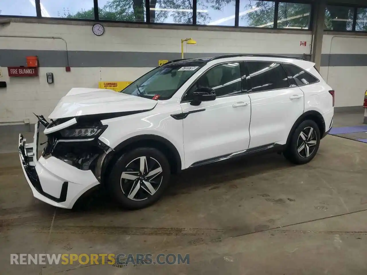1 Photograph of a damaged car 5XYRL4LC3MG003390 KIA SORENTO 2021