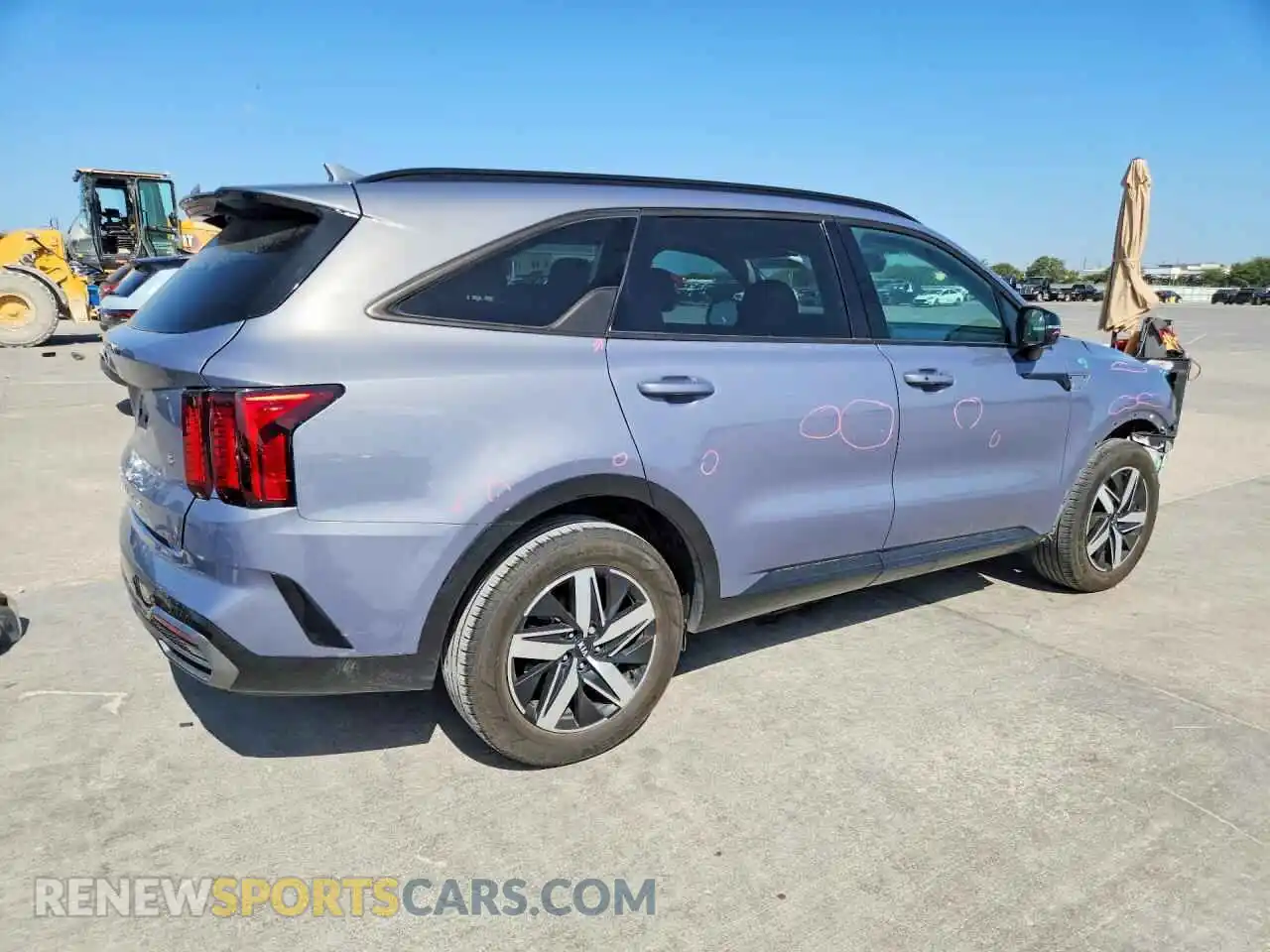 3 Photograph of a damaged car 5XYRL4LC3MG040830 KIA SORENTO 2021