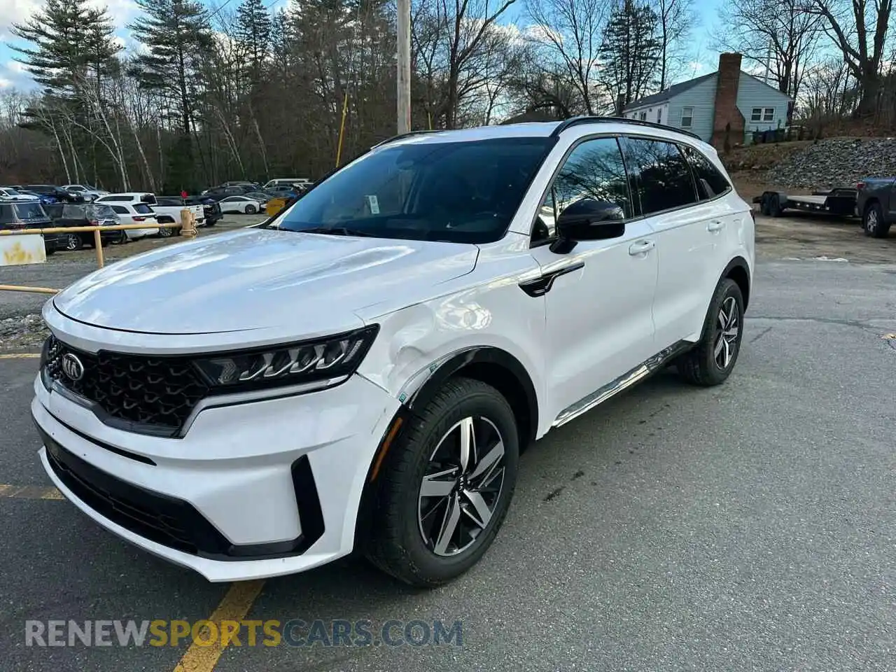 1 Photograph of a damaged car 5XYRL4LC3MG055652 KIA SORENTO 2021