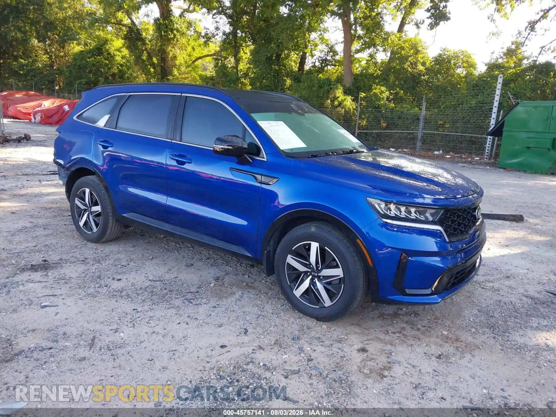 1 Photograph of a damaged car 5XYRL4LC3MG062682 KIA SORENTO 2021