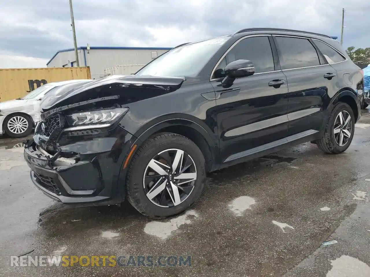 1 Photograph of a damaged car 5XYRL4LC4MG009814 KIA SORENTO 2021
