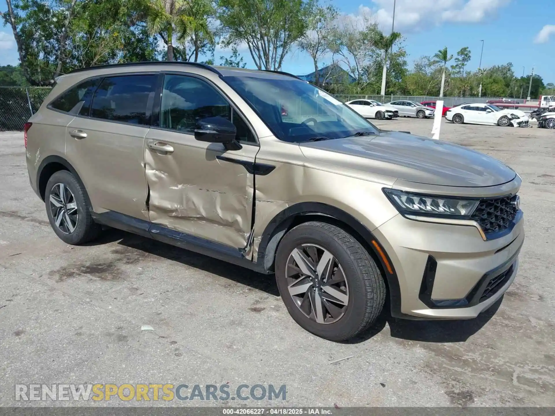 1 Photograph of a damaged car 5XYRL4LC4MG020053 KIA SORENTO 2021