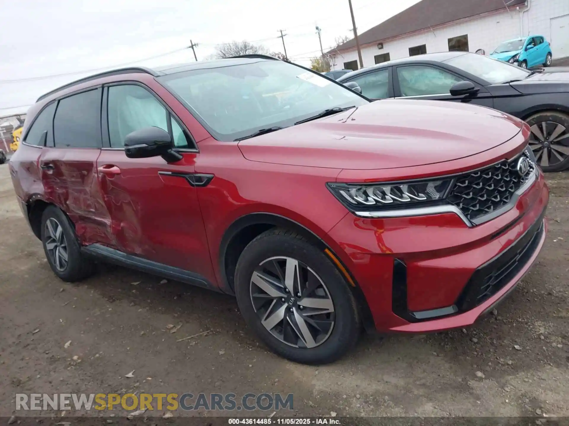 1 Photograph of a damaged car 5XYRL4LC4MG059306 KIA SORENTO 2021