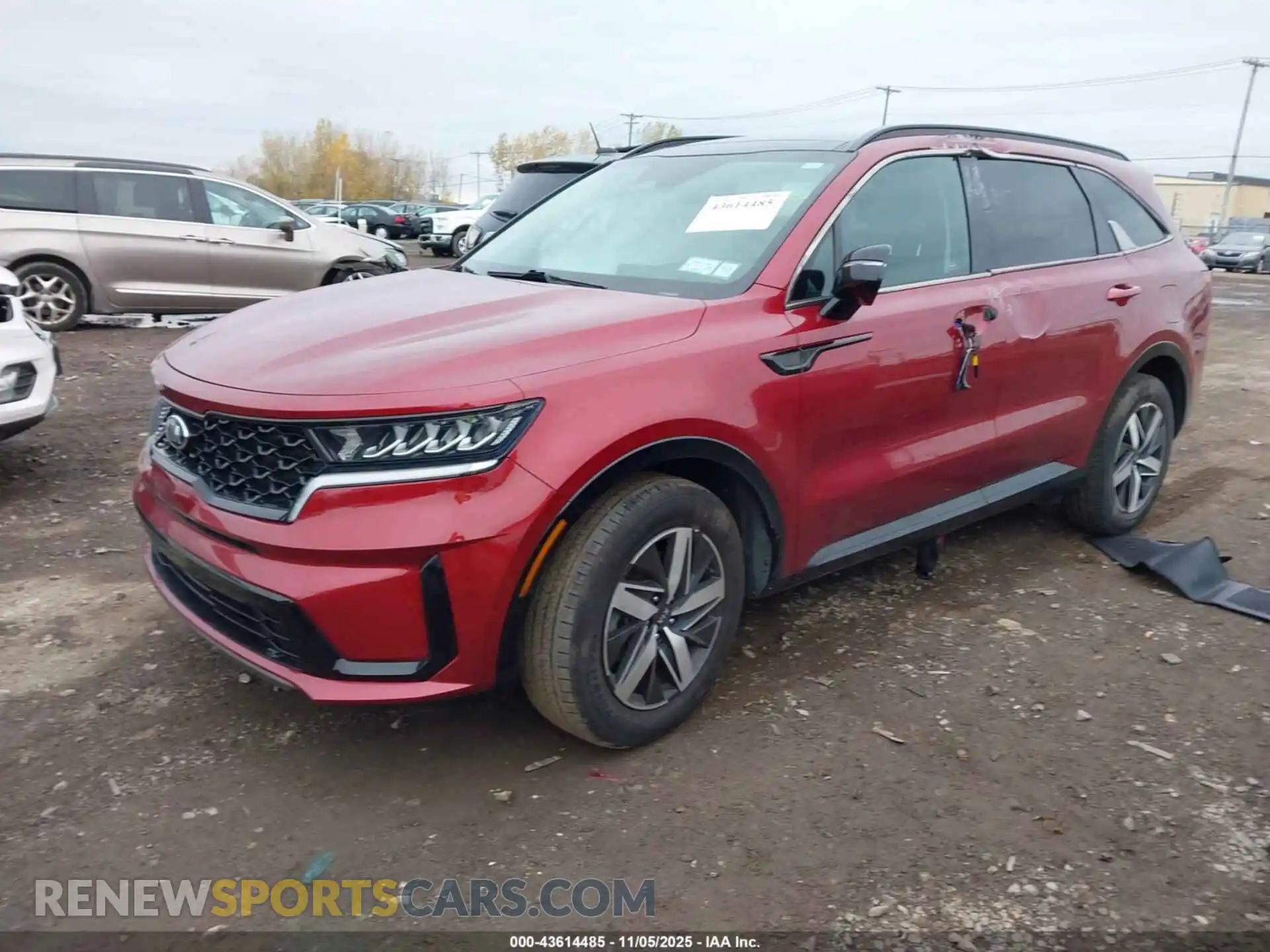 2 Photograph of a damaged car 5XYRL4LC4MG059306 KIA SORENTO 2021