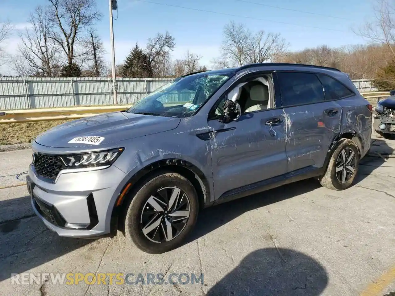 1 Photograph of a damaged car 5XYRL4LC4MG062741 KIA SORENTO 2021