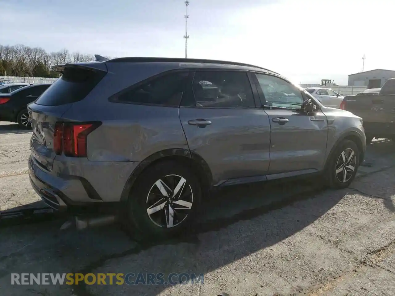 3 Photograph of a damaged car 5XYRL4LC4MG062741 KIA SORENTO 2021