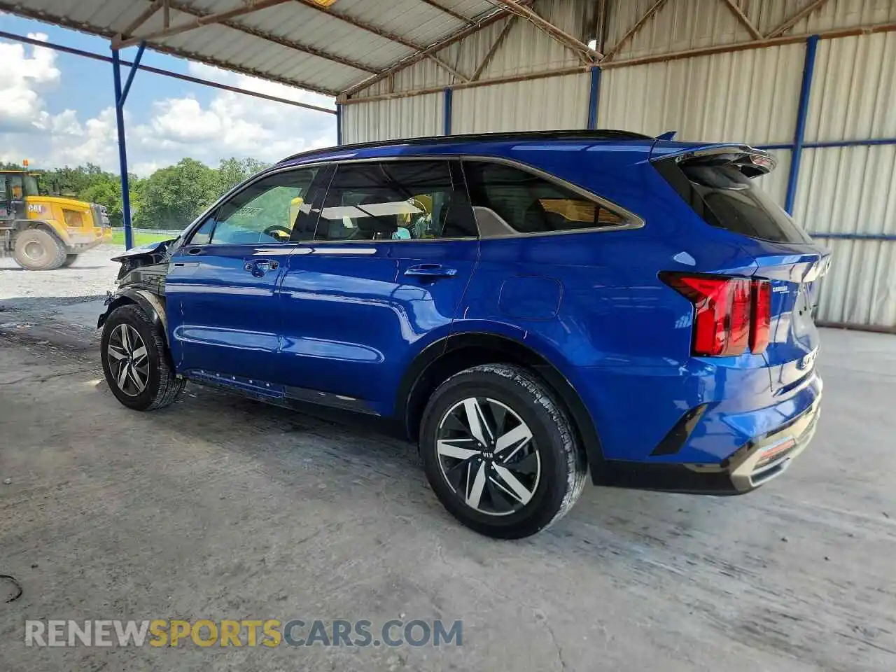 2 fotografías del automóvil dañado 5XYRL4LC6MG009149 KIA SORENTO 2021