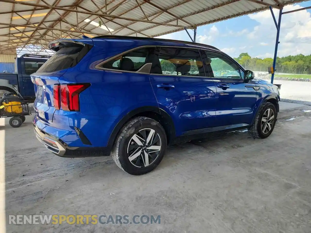 3 fotografías del automóvil dañado 5XYRL4LC6MG009149 KIA SORENTO 2021