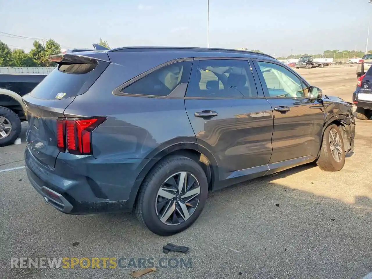 3 Photograph of a damaged car 5XYRL4LC6MG066502 KIA SORENTO 2021