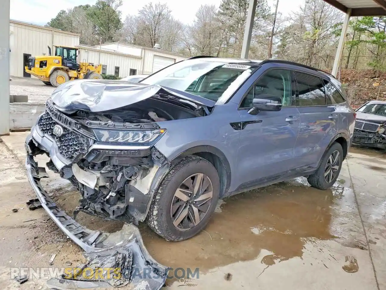 1 Photograph of a damaged car 5XYRL4LC7MG004333 KIA SORENTO 2021