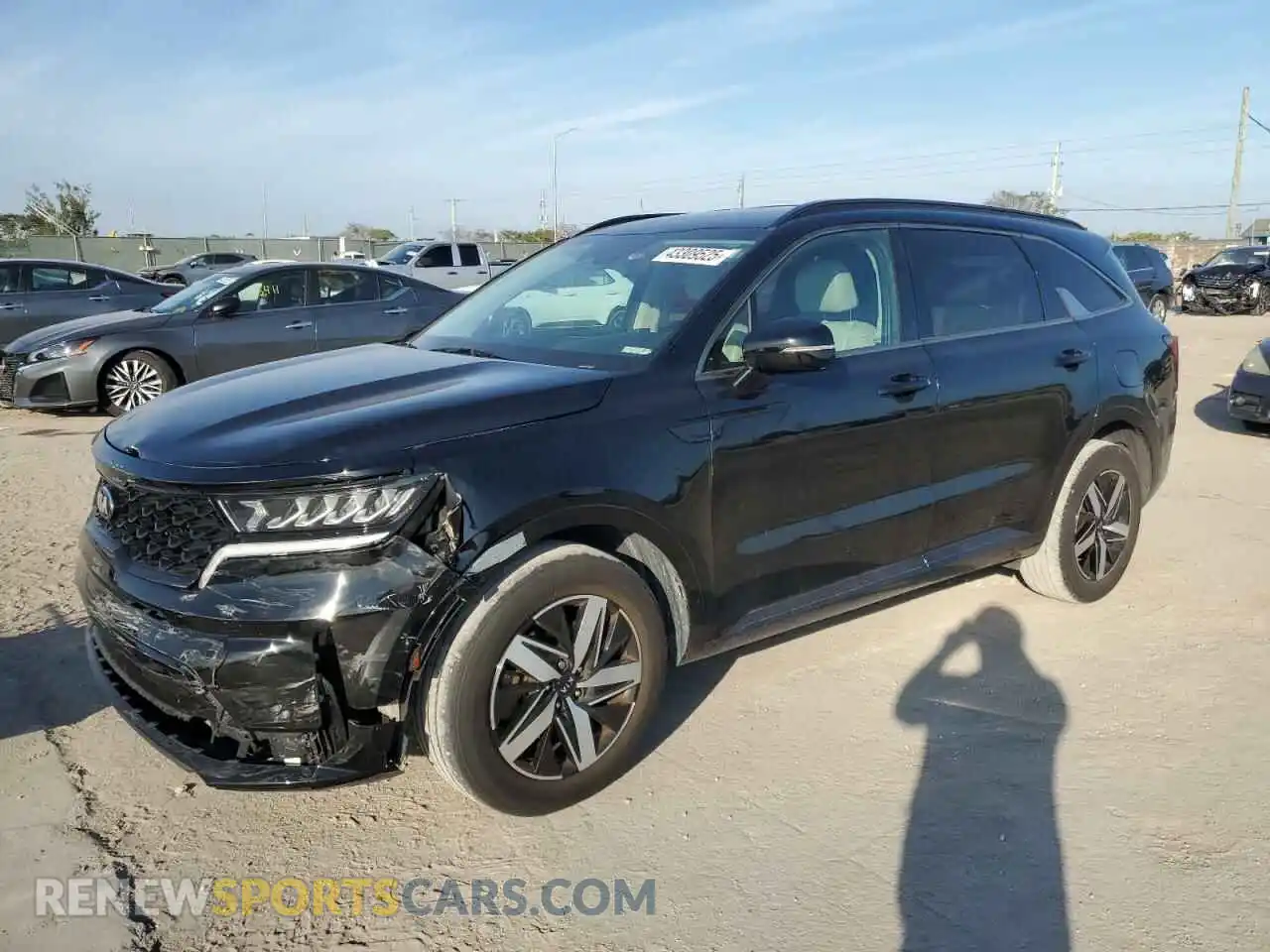 1 Фотография поврежденного автомобиля 5XYRL4LC7MG020452 KIA SORENTO 2021