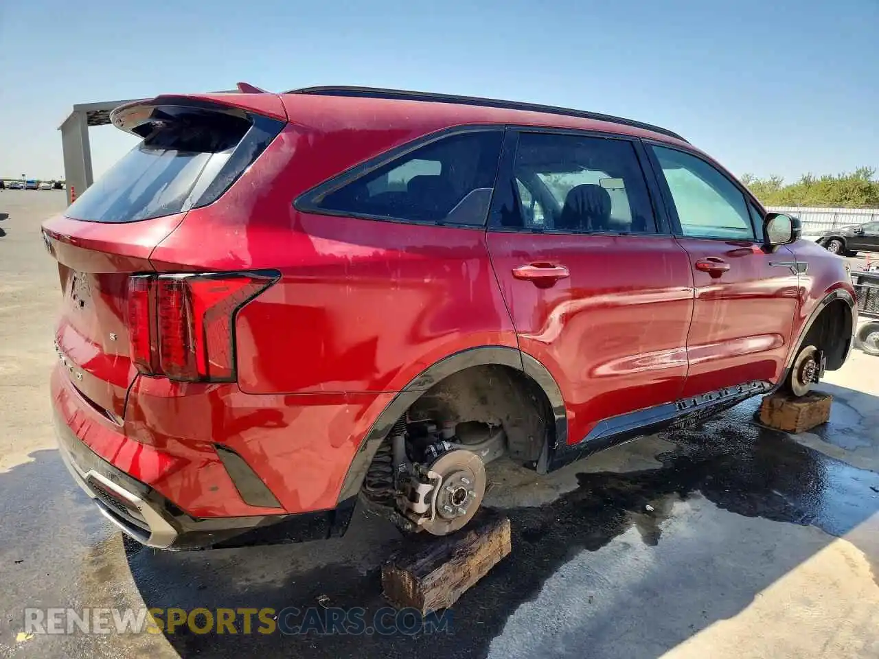 3 fotografías del automóvil dañado 5XYRL4LC7MG060823 KIA SORENTO 2021