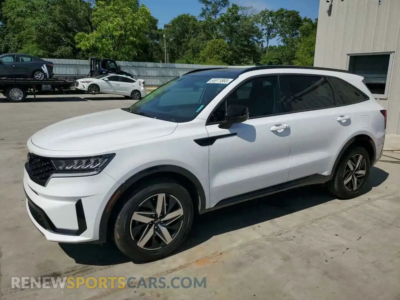 1 Photograph of a damaged car 5XYRL4LC8MG006396 KIA SORENTO 2021