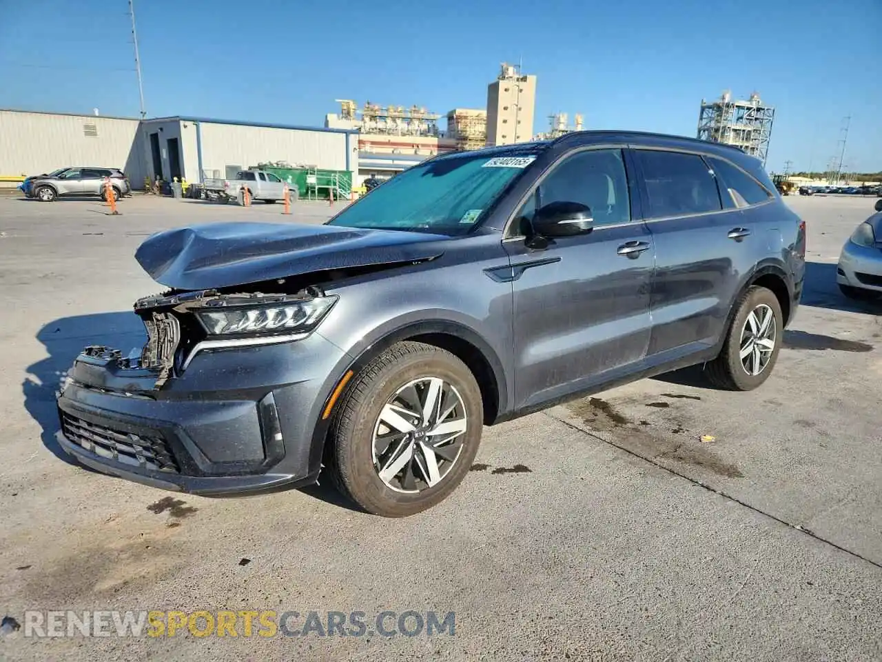 1 Photograph of a damaged car 5XYRL4LC8MG009654 KIA SORENTO 2021