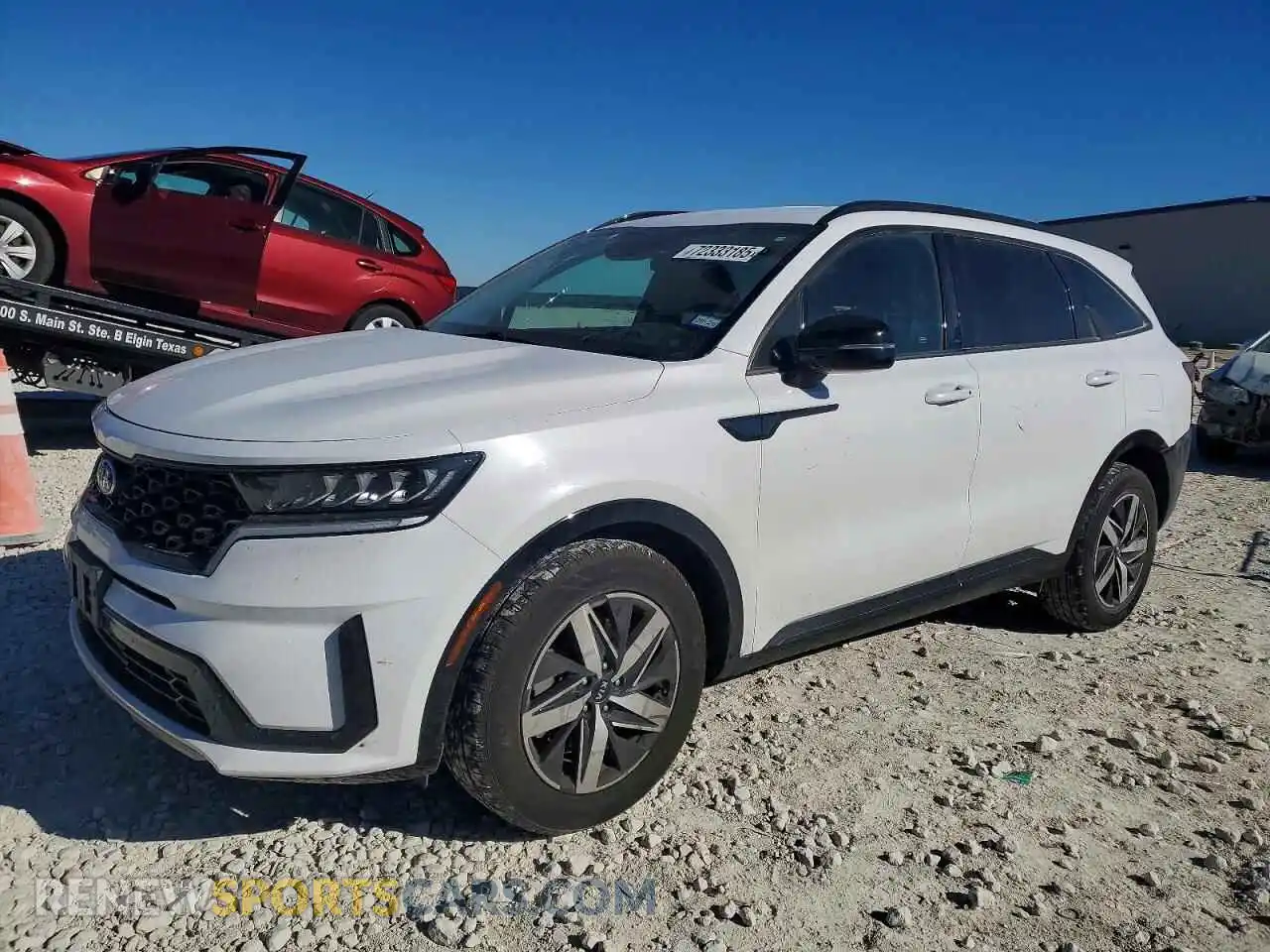 1 Photograph of a damaged car 5XYRL4LC8MG019116 KIA SORENTO 2021