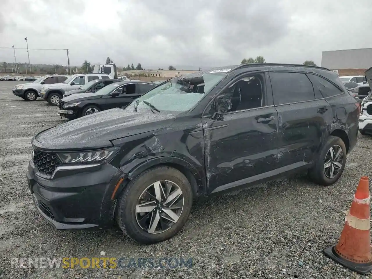1 fotografías del automóvil dañado 5XYRL4LCXMG019800 KIA SORENTO 2021