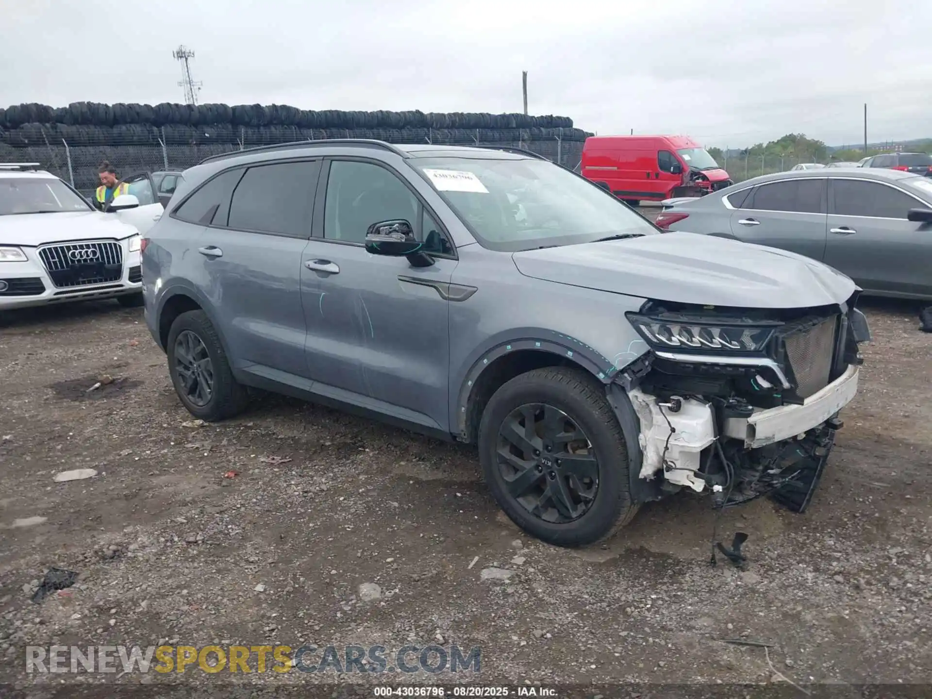 1 Photograph of a damaged car 5XYRLDLC0MG066429 KIA SORENTO 2021