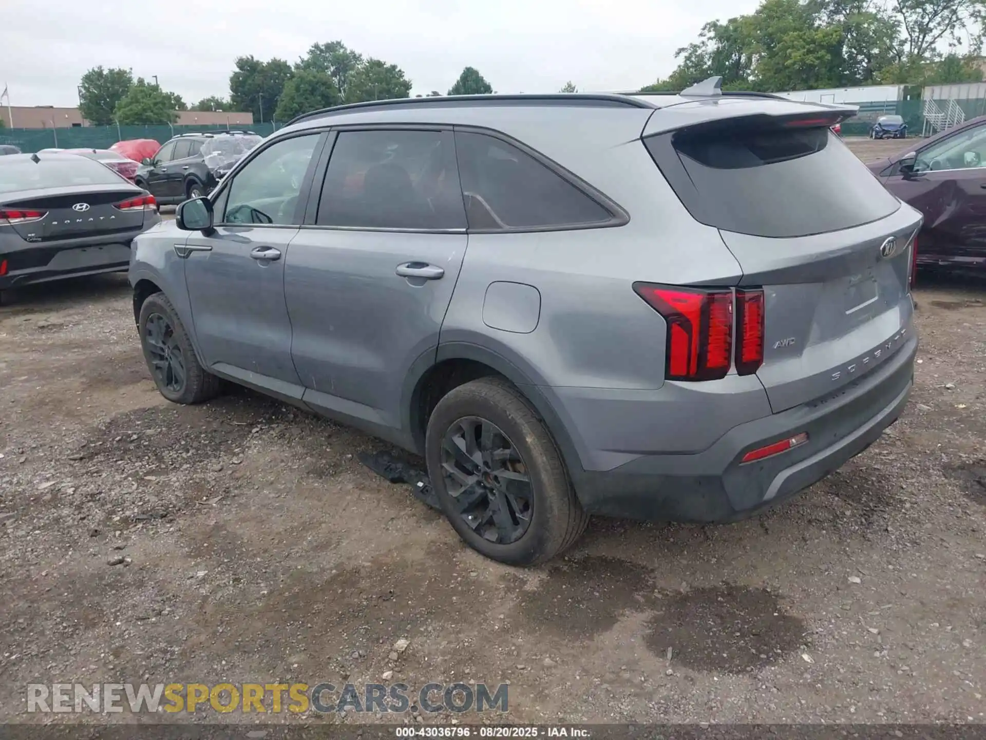 3 Photograph of a damaged car 5XYRLDLC0MG066429 KIA SORENTO 2021