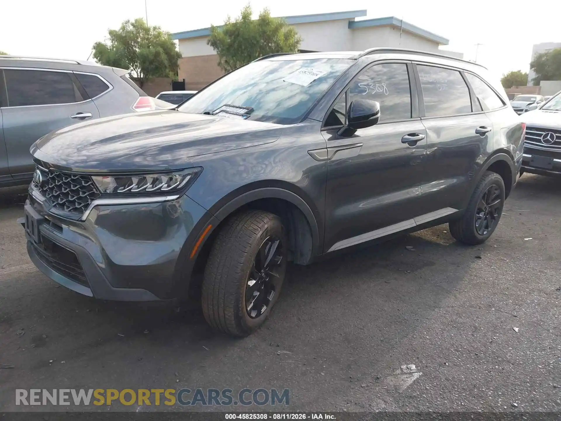 2 fotografías del automóvil dañado 5XYRLDLC0MG071212 KIA SORENTO 2021