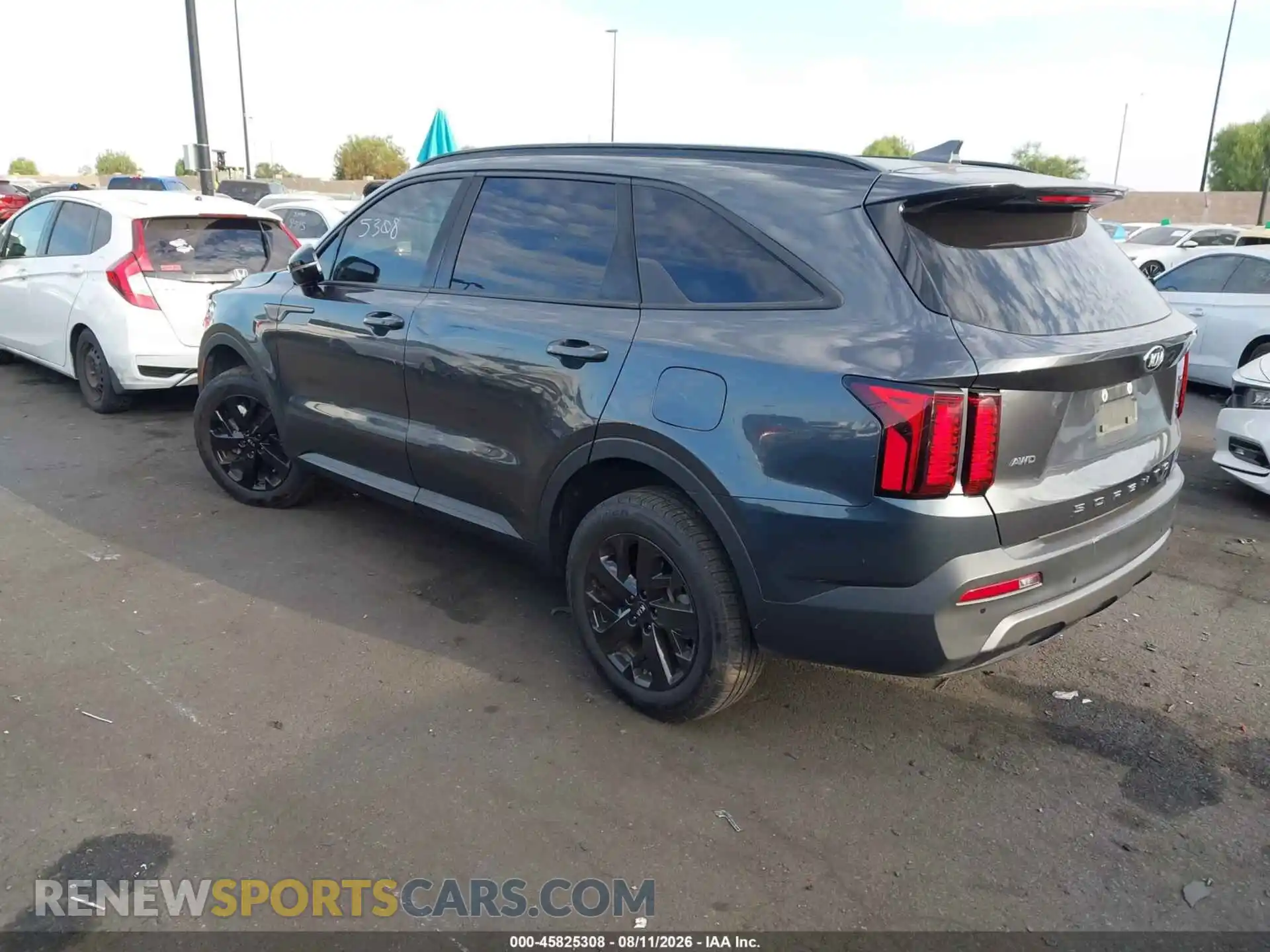 3 fotografías del automóvil dañado 5XYRLDLC0MG071212 KIA SORENTO 2021