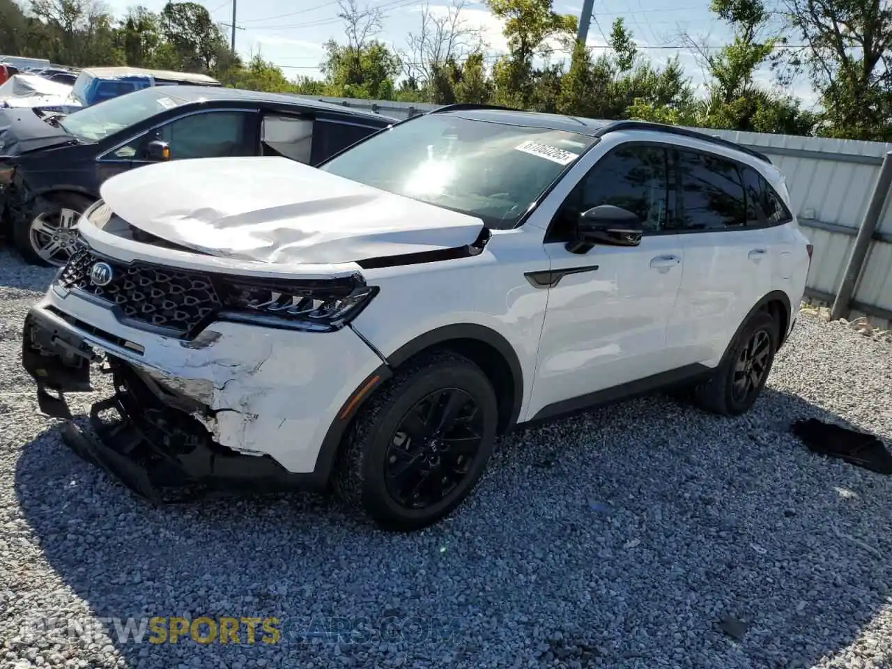 1 Photograph of a damaged car 5XYRLDLC1MG045802 KIA SORENTO 2021