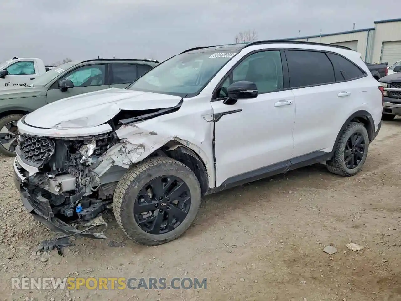 1 Photograph of a damaged car 5XYRLDLC1MG070442 KIA SORENTO 2021