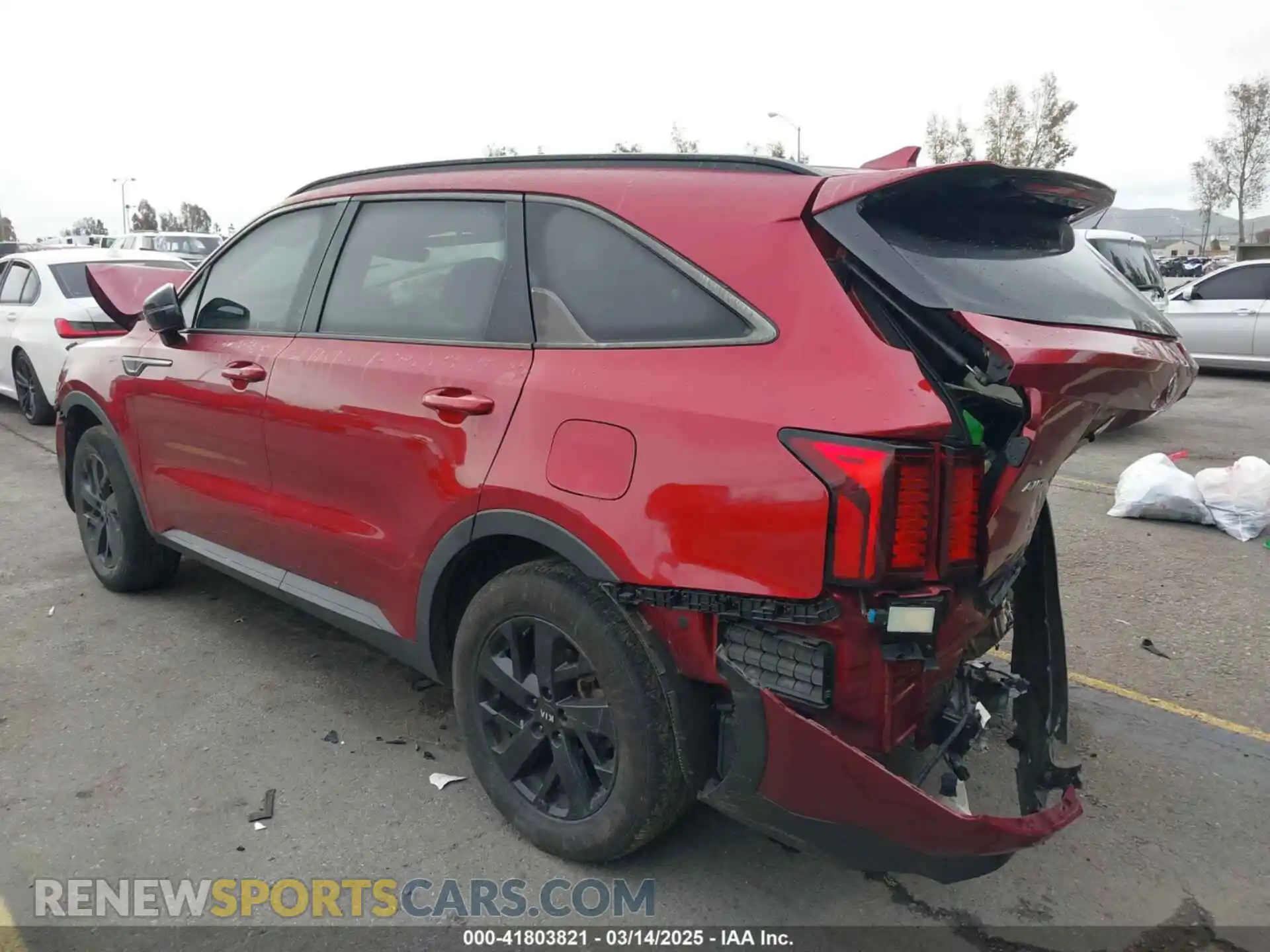 3 Photograph of a damaged car 5XYRLDLC2MG005454 KIA SORENTO 2021