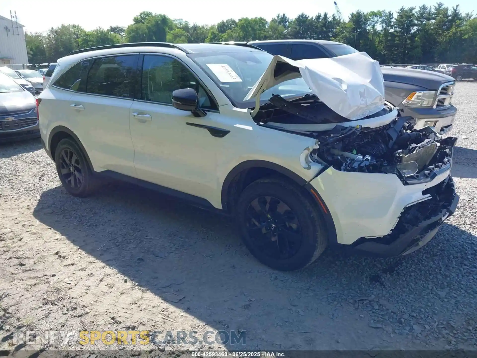 1 Photograph of a damaged car 5XYRLDLC3MG003244 KIA SORENTO 2021