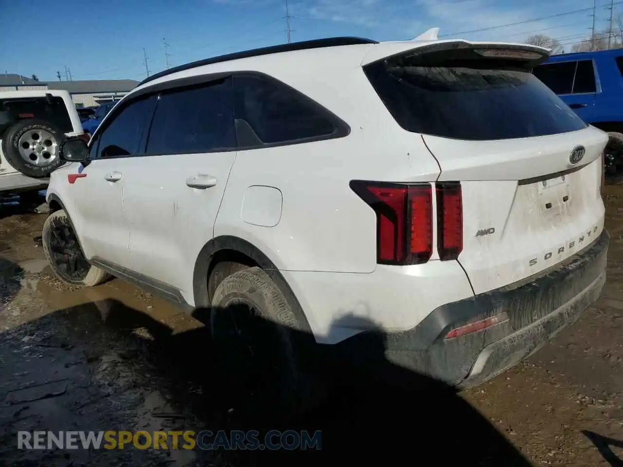 2 Photograph of a damaged car 5XYRLDLC3MG005267 KIA SORENTO 2021