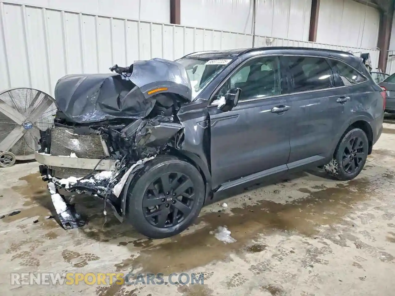 1 Photograph of a damaged car 5XYRLDLC4MG046698 KIA SORENTO 2021