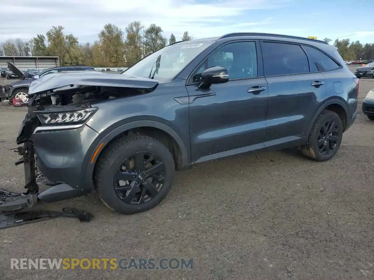 1 Photograph of a damaged car 5XYRLDLC4MG048614 KIA SORENTO 2021