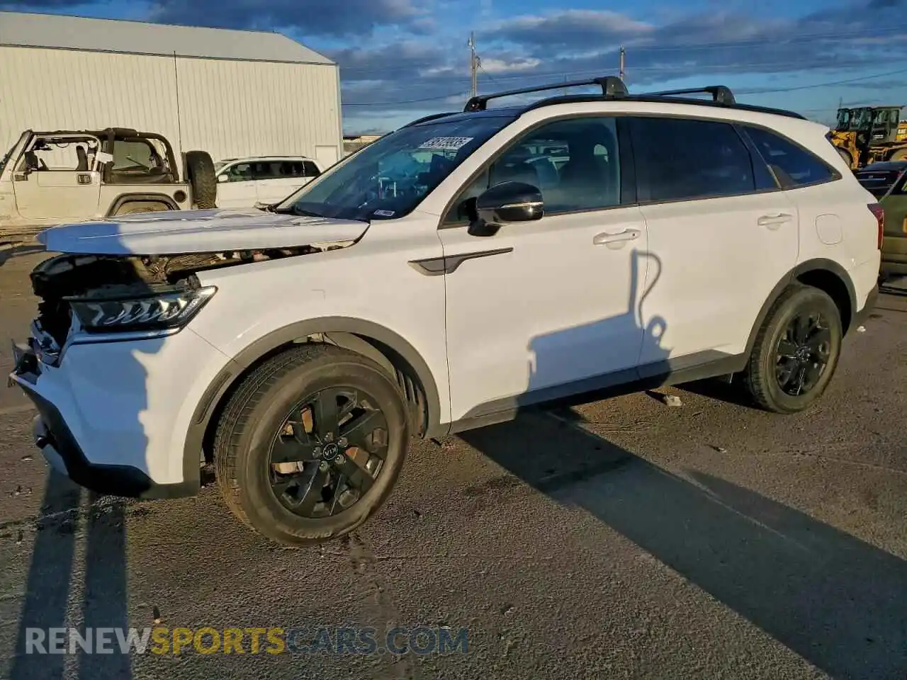1 Photograph of a damaged car 5XYRLDLC4MG069043 KIA SORENTO 2021
